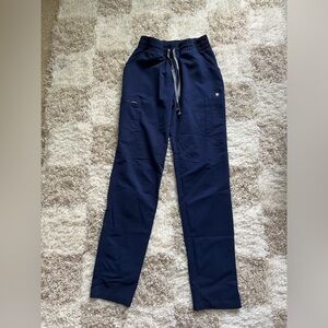 Navy Figs XS Tall high wasted scrub pants